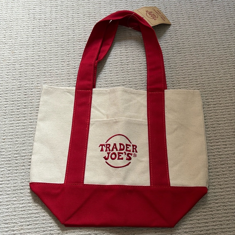 Trader Joe’s Red Mini Tote Rare